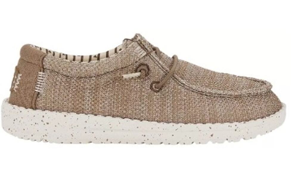 Hey Dude Wally Youth Walnut Stretch Size J2 (2)